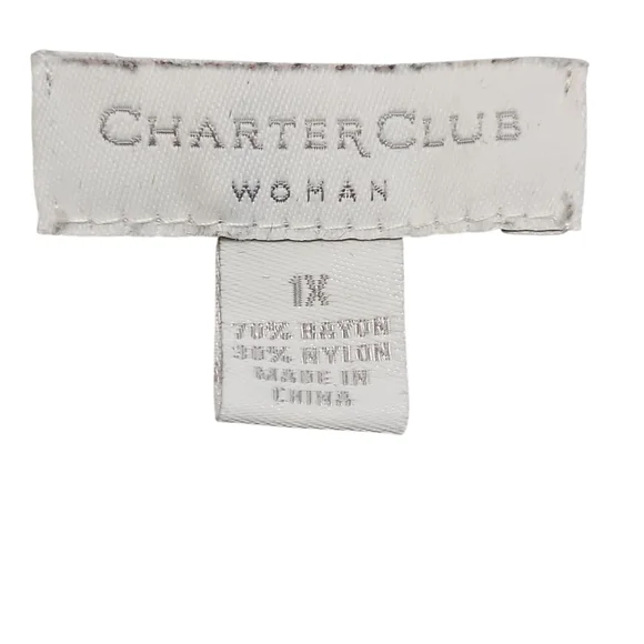 Charter Club Black and Gray Wonen"s Cardigan - Picture 4 of 4